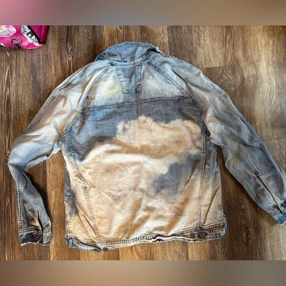 Jordan Craig distressed/bleached legacy edition denim‎ jacket 2XL - Picture 5 of 11
